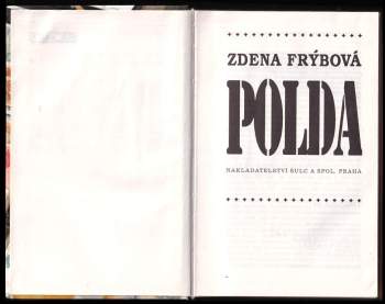 Zdena Frýbová: Polda