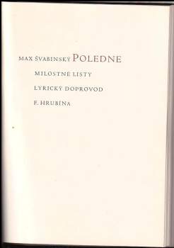 František Hrubín: Poledne