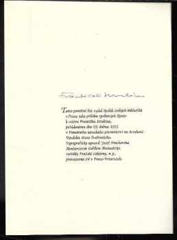 František Hrubín: Poledne ženy