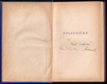 Poledničky : Díl 1-2 PODPIS VILÉM NEUBAUER : Díl 1-2