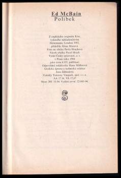 Ed McBain: Polibek