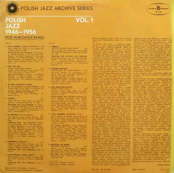 Various: Polish Jazz 1946-1956 Vol. 1 – Post-War Dance Bands – Polish Jazz Archive Series