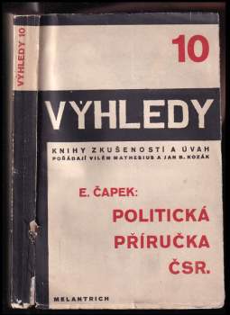Emil Čapek: Politická příručka ČSR