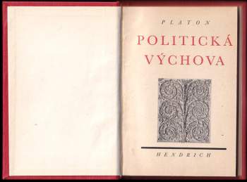 Platón: Politická výchova