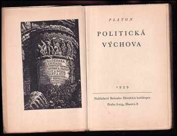 Platón: Politická výchova