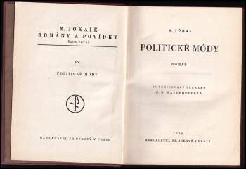 Mór Jókai: Politické módy