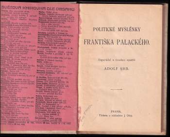 František Palacký: Politické myšlénky Františka Palackého