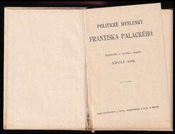 František Palacký: Politické myšlénky Františka Palackého