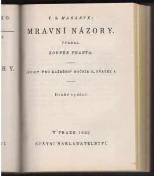 Tomáš Garrigue Masaryk: Politické myšlenky