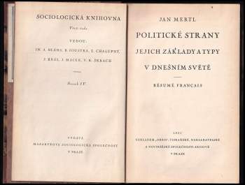 Jan Mertl: Politické strany