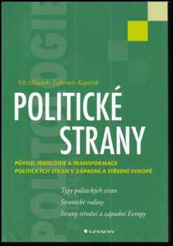 Lubomír Kopeček: Politické strany