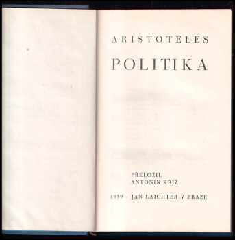 Aristotelés: Politika