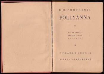 Eleanor H Porter: Pollyanna