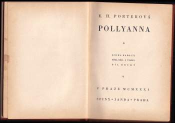 Eleanor H Porter: Pollyanna