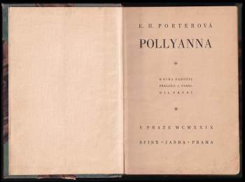 Eleanor H Porter: Pollyanna