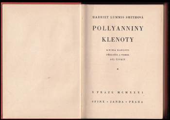 Harriet Lummis Smith: Pollyanniny klenoty