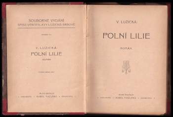 Věnceslava Lužická: Polní lilie