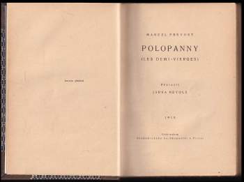 Marcel Prévost: Polopanny