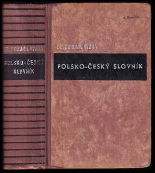 Bohumil Vydra: Polsko-český slovník