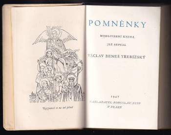 Václav Beneš-Třebízský: Pomněnky ve vínek nebeský dcerám českým