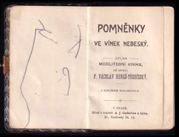 Václav Beneš-Třebízský: Pomněnky ve vínek nebeský