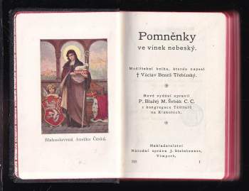 Václav Beneš-Třebízský: Pomněnky ve vínek nebeský