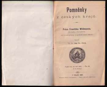 František Wildmann: Pomněnky z českých krajů
