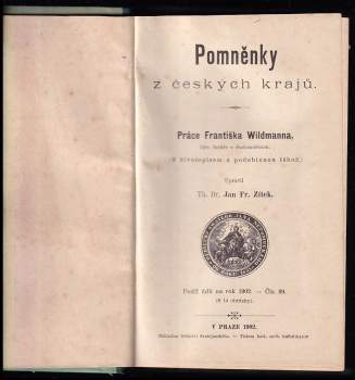 František Wildmann: Pomněnky z českých krajů