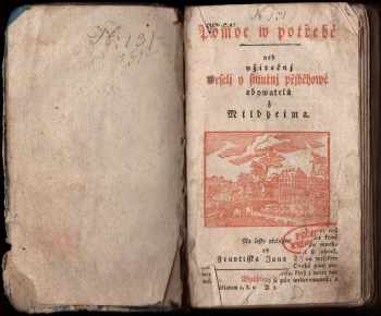 Rudolf Zacharias Becker: Pomoc w potřebě neb vžitečnj