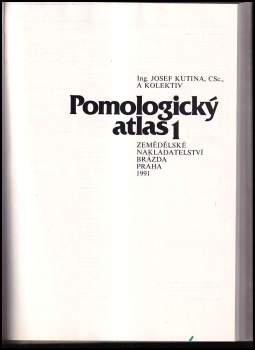 Josef Kutina: Pomologický atlas