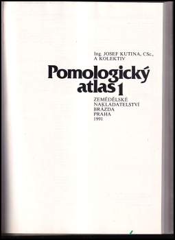 Josef Kutina: Pomologický atlas