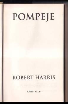 Robert Harris: Pompeje