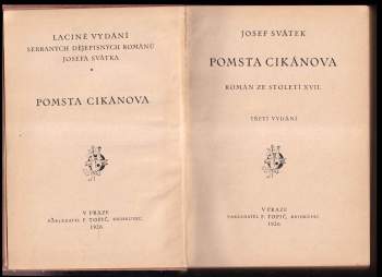 Josef Svátek: Pomsta cikánova