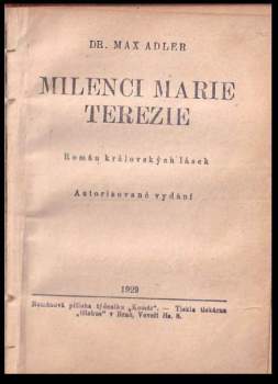 Bedřich Soukup: Pomsta Faraonova + Modla žen + Milenci Marie Terezie