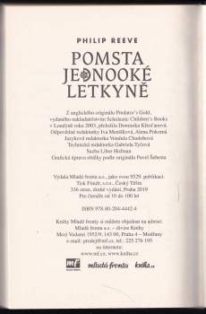 Philip Reeve: Pomsta jednooké letkyně