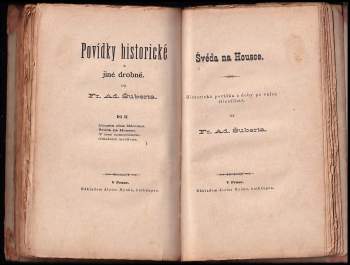 František Adolf Šubert: Pomsta obce židovské + Švéda na Housce