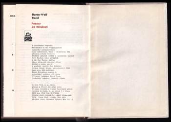 Hanns-Wolf Rackl: Ponory do minulosti