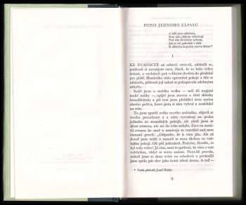 Franz Kafka: Popis jednoho zápasu