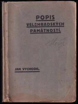 Jan Vychodil: Popis velehradských památností s půdorysem kostela a 57 obrazy
