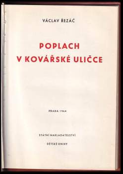 Václav Řezáč: Poplach v Kovářské uličce