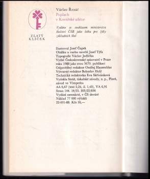 Václav Řezáč: Poplach v Kovářské uličce