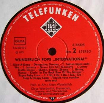 Klaus Wunderlich: Pops International - 28 Top Hits On Parade