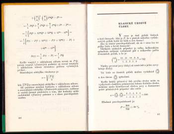 Bedřich Šofr: Populárne o počte pravdepodobnosti