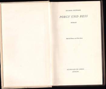 DuBose Heyward: Porgy und Bess