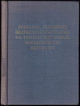 Poriadok plavebnej bezpečnosti pre plavbu na vodách Slovenskej socialistickej republiky