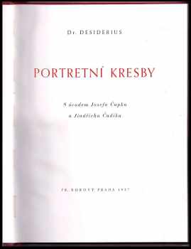 Dr. Desiderius: Portretní kresby