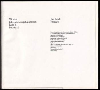 Jan Reich: Posázaví