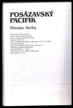 Miroslav Berka: Posázavský pacifik