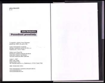 John Derbyshire: Posedlost prvočísly