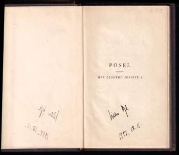 Viktor Dyk: Posel